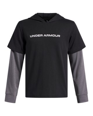 UA Rival Heavyweight CO Wordmark Boys' Hoodie