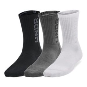 UA Zone Kids' 3-Pack Mid-Crew Socks