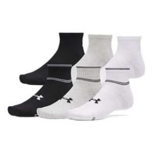 UA Essential Unisex 6-Pack Quarter Socks