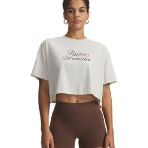 UA Script Heart Women's Crop Short Sleeve