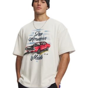 UA x Dodge Heavyweight Airbrush Men's Short Sleeve
