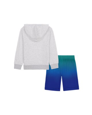 UA Rival Terry Fade Logo Little Boys' Hoodie & Shorts Set - Image 4