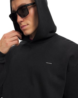 UA Icon Fleece Washed Men's Hoodie - Image 4