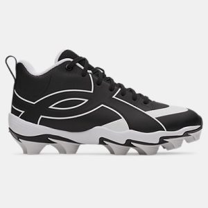 UA Leadoff Icon Mid RM Jr. Boys' Baseball Cleats