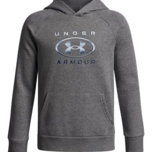UA Rival Fleece Chrome Logo Boys' Hoodie