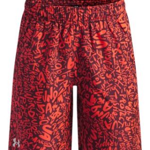 Boys' UA Woven Printed Shorts null